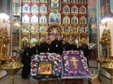 9 апреля в Крестопоклонную седмицу 4-ю Великого поста в Свято-Троицком Соборе Шарыпово состоялась общая исповедь духовенства Шарыповского благочиния.